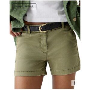 J.Crew Frankie Stretch Chino Size‎ 4 Olive Green Chino Short